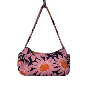 VERA BRADLEY Purse Pink Daisy Pattern Loves Me... Retired Spring 2010